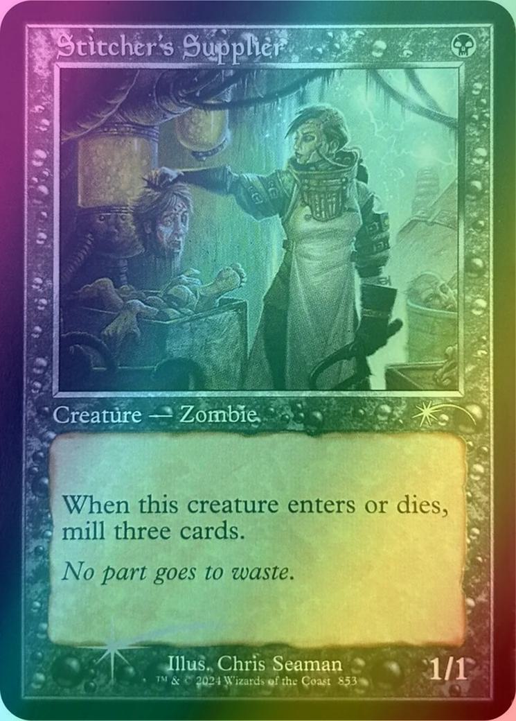 Stitcher's Supplier [0853] [Retro Frame] [Chris Seaman] [Secret Lair Drop] [Foil]