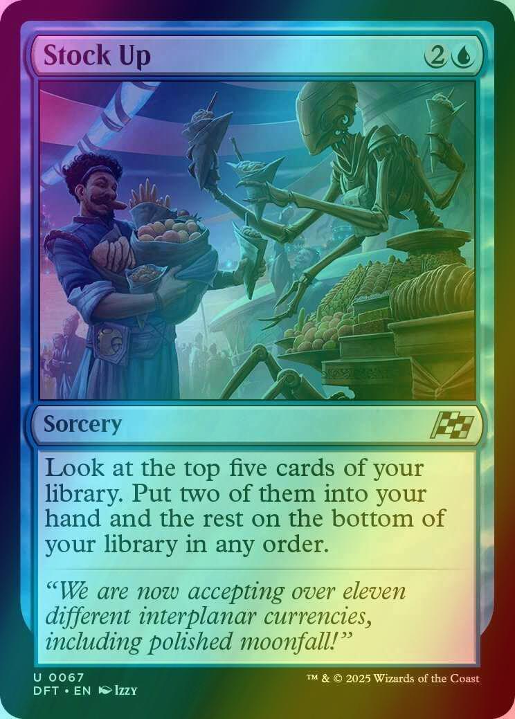 Stock Up [67] [Aetherdrift] [Foil]