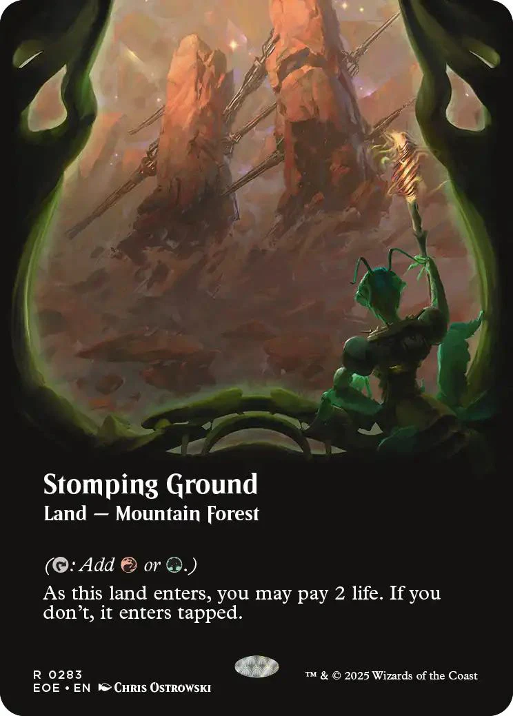 Stomping Ground [283] [Borderless] [Viewport] [Edge of Eternities] [Non-Foil]