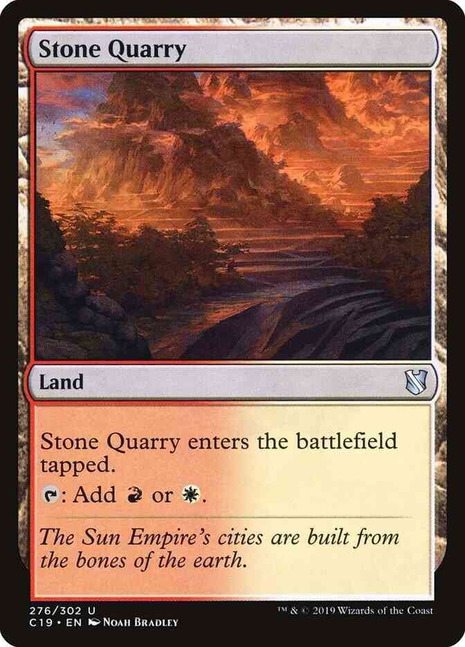 Stone Quarry [276] [Commander 2019] [Non-Foil]