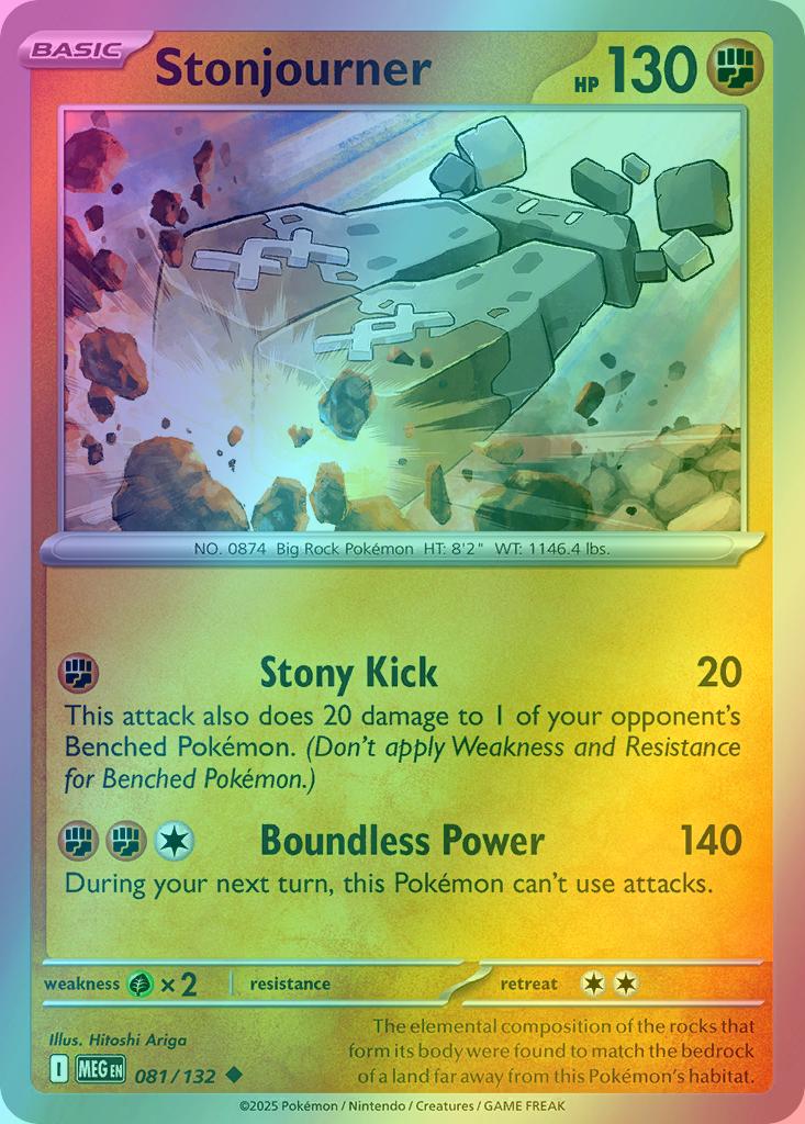 Stonjourner - 081/132 - Uncommon [me01-081] [Reverse Holo]