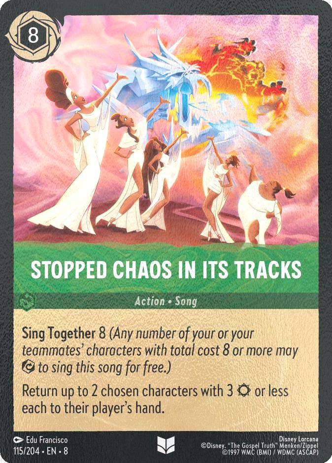 Stopped Chaos in Its tracks - 115/204 [Reign of Jafar] [Cold Foil]