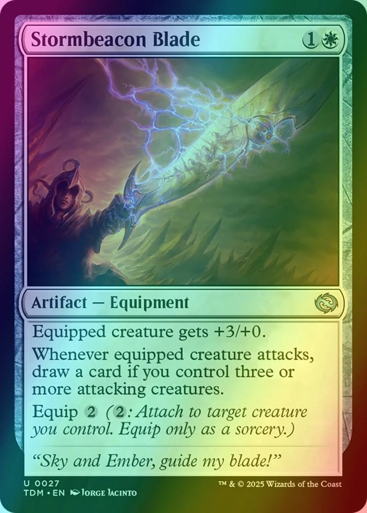 Stormbeacon Blade [27] [Tarkir: Dragonstorm] [Foil]
