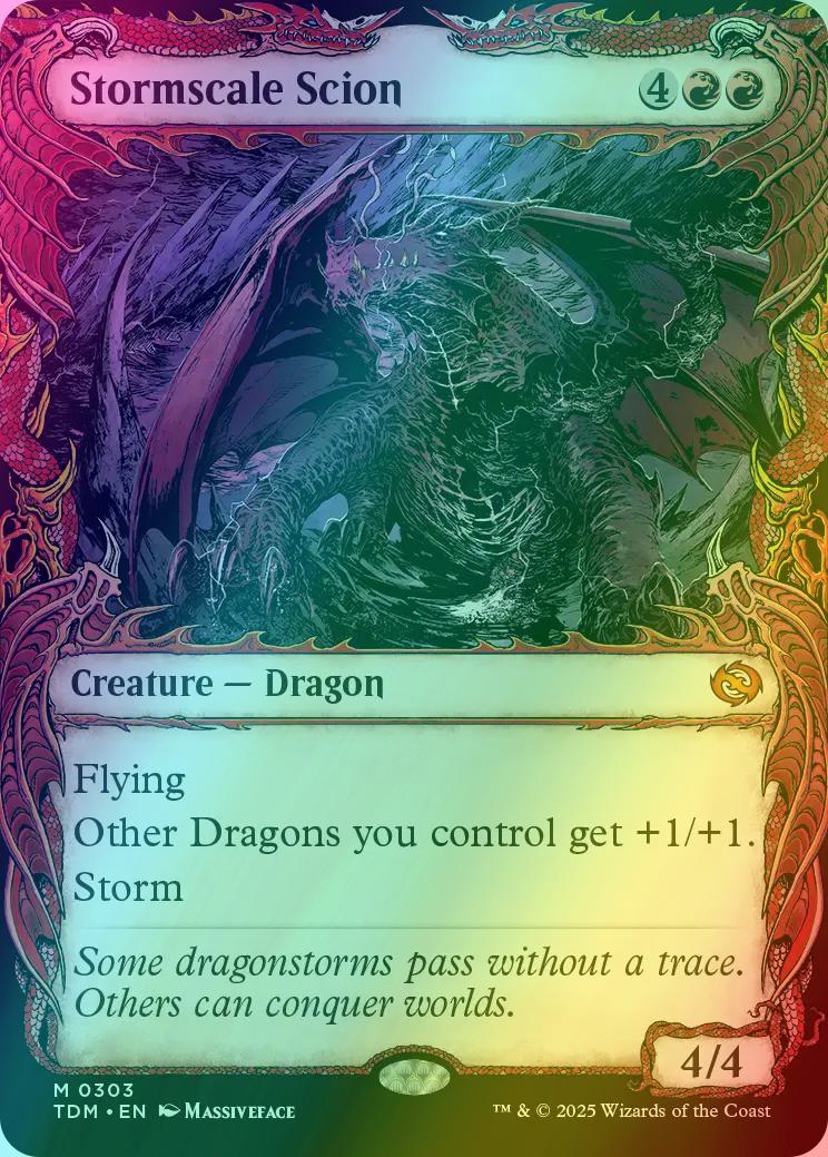 Stormscale Scion [303] [Draconic Frame Showcase] [Tarkir: Dragonstorm] [Foil]