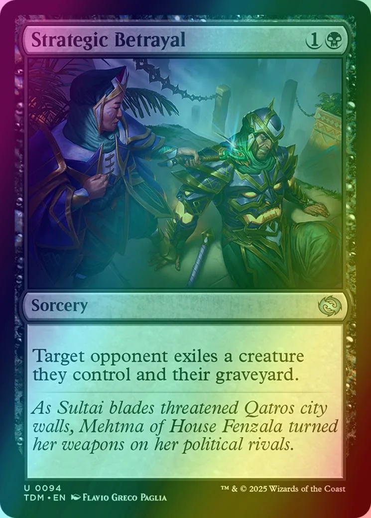 Strategic Betrayal [94] [Tarkir: Dragonstorm] [Foil]