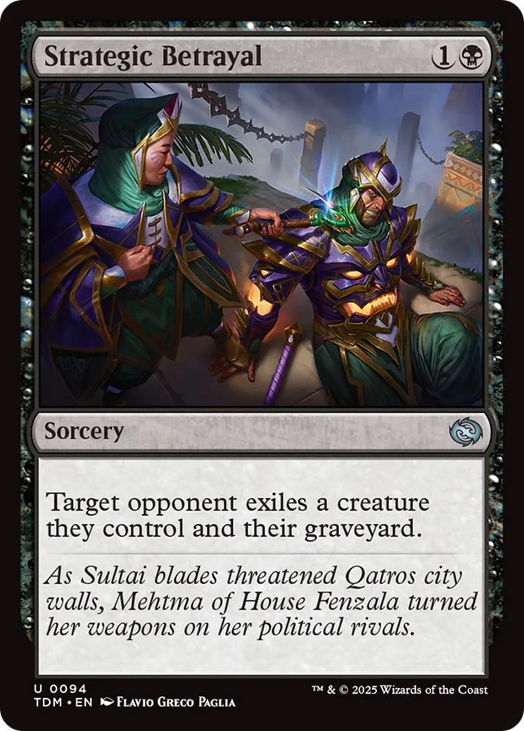 Strategic Betrayal [94] [Tarkir: Dragonstorm] [Non-Foil]