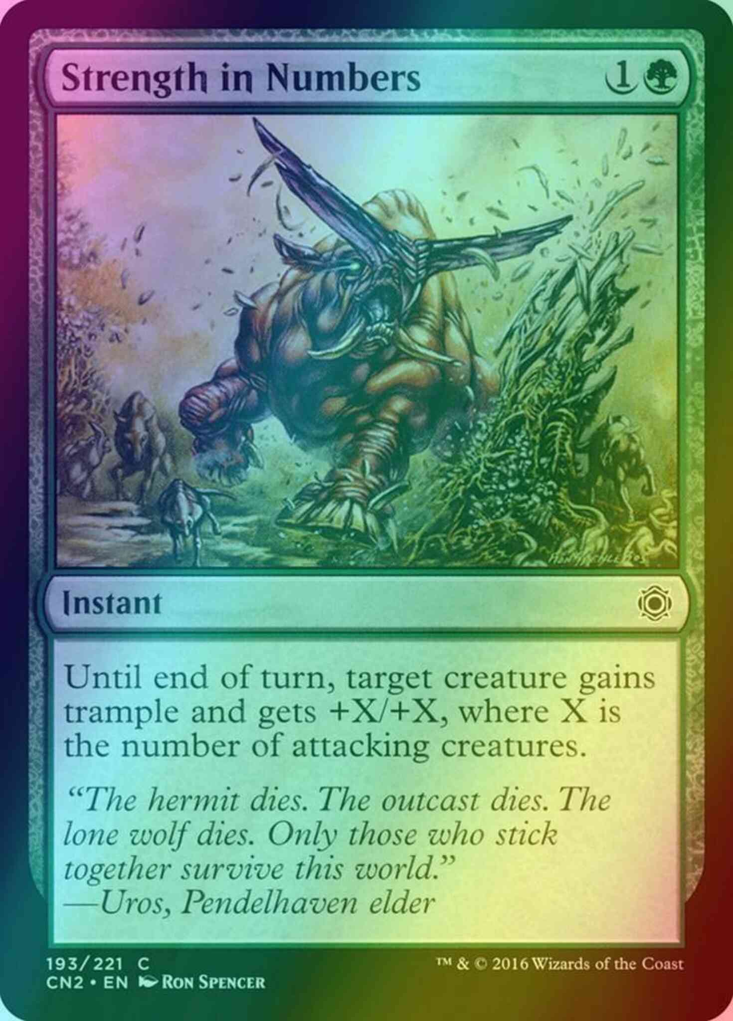 Strength in Numbers [193] [Conspiracy Take The Crown] [Foil]