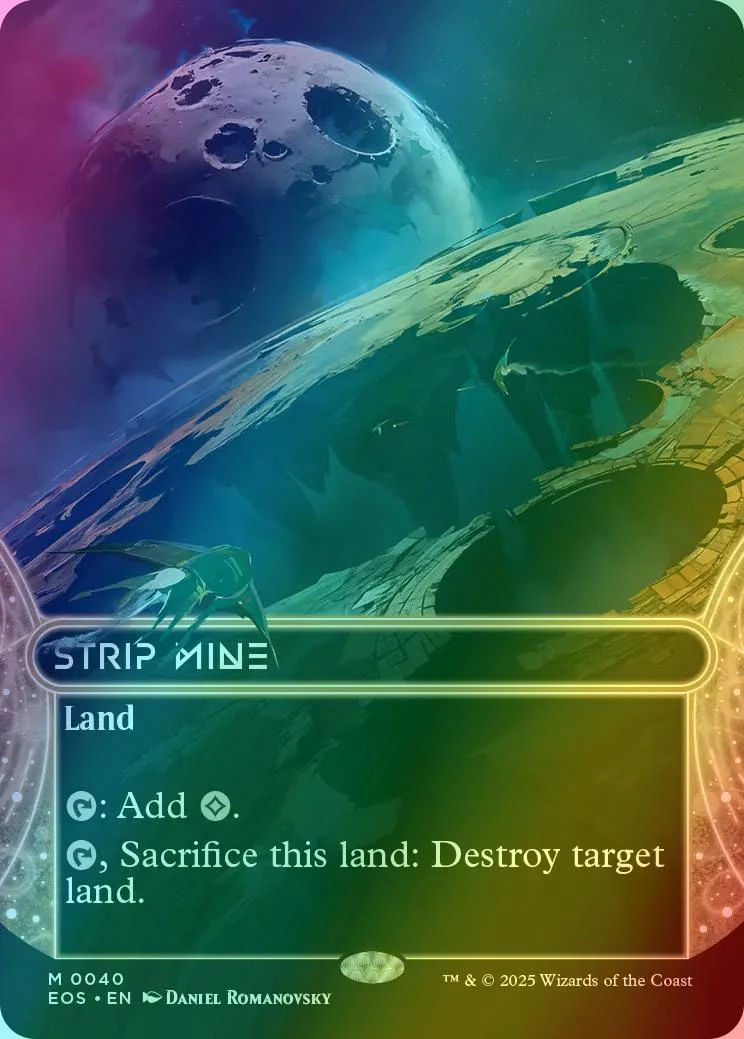 Strip Mine [40] [Borderless] [Edge of Eternities: Stellar Sights] [Foil]