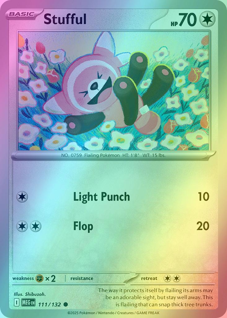 Stufful - 111/132 - Common [me01-111] [Reverse Holo]