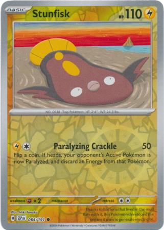 Stunfisk - 064/191 - Common [sv08-064] [Reverse Holo]