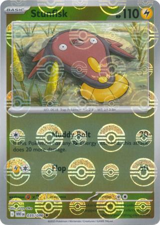 Stunfisk - Poké Ball Pattern - 035/086 - Uncommon [sv105w-035] [Reverse Holo]