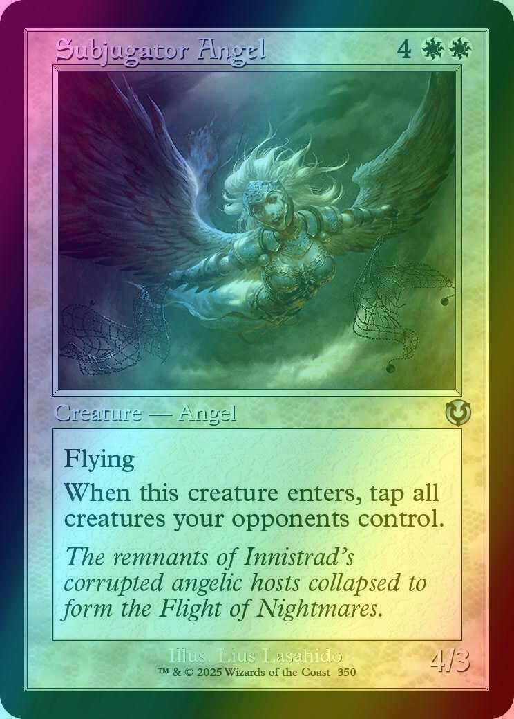 Subjugator Angel [350] [Retro Frame] [Innistrad Remastered] [Foil]