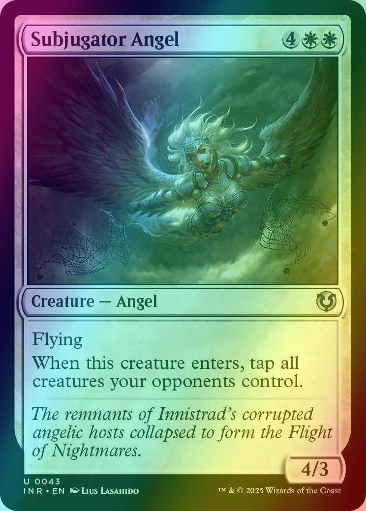 Subjugator Angel [43] [Innistrad Remastered] [Foil]