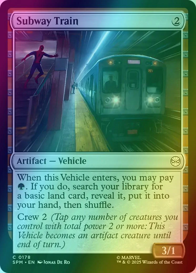Subway Train [178] [Marvel's Spider-Man] [Foil]
