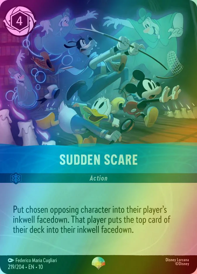 Sudden Scare (Epic) - 219/204 [Whispers in the Well] [Holofoil]