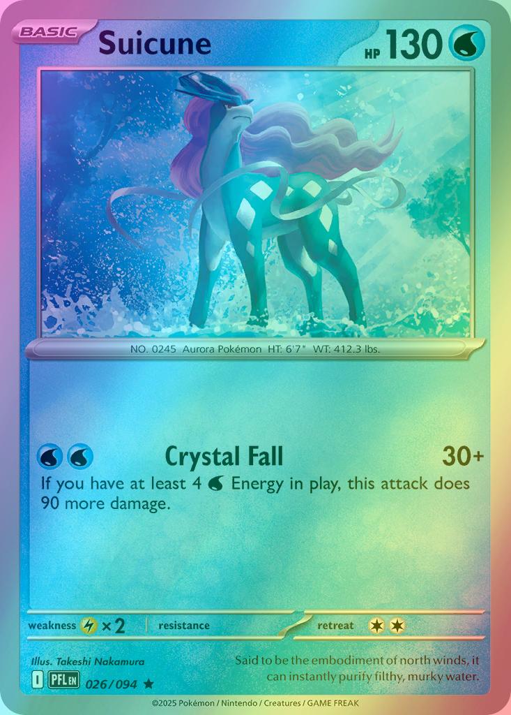 Suicune - 026/094 - Rare [me02-026] [Holo]