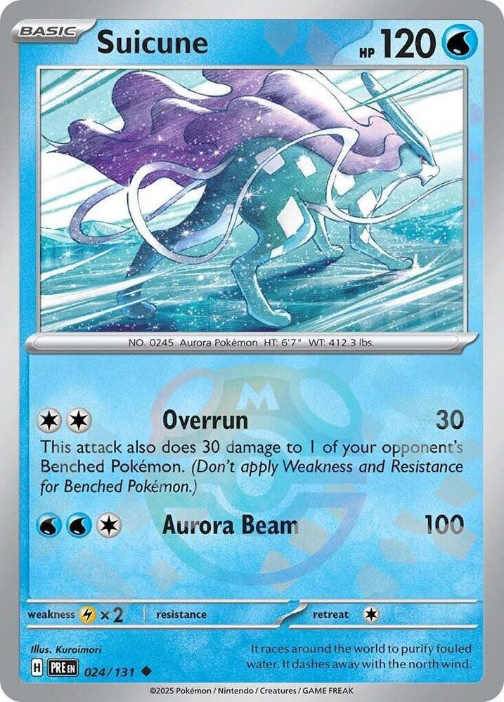 Suicune - Master Ball Pattern - 024/131 - Uncommon [sv085-024] [Reverse Holo]