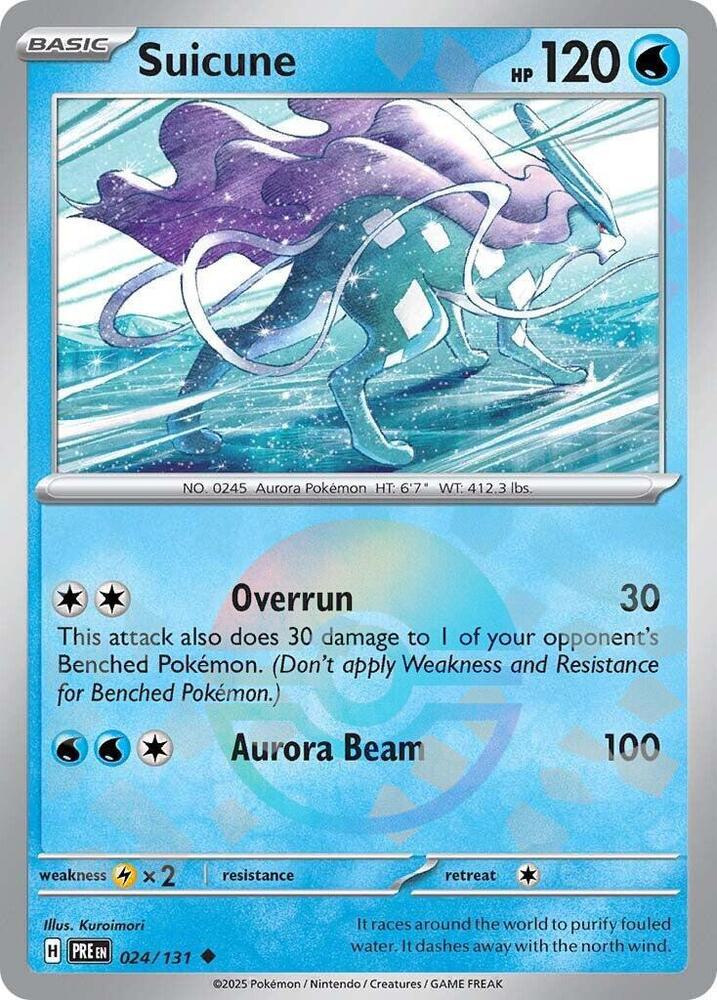 Suicune - Poké Ball Pattern - 024/131 - Uncommon [sv085-024] [Reverse Holo]