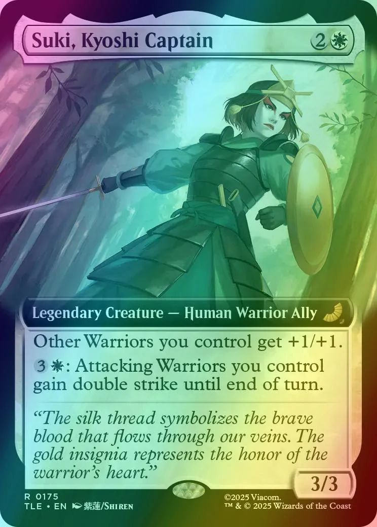Suki, Kyoshi Captain [175] [Extended Art] [Avatar: The Last Airbender Eternal] [Foil]