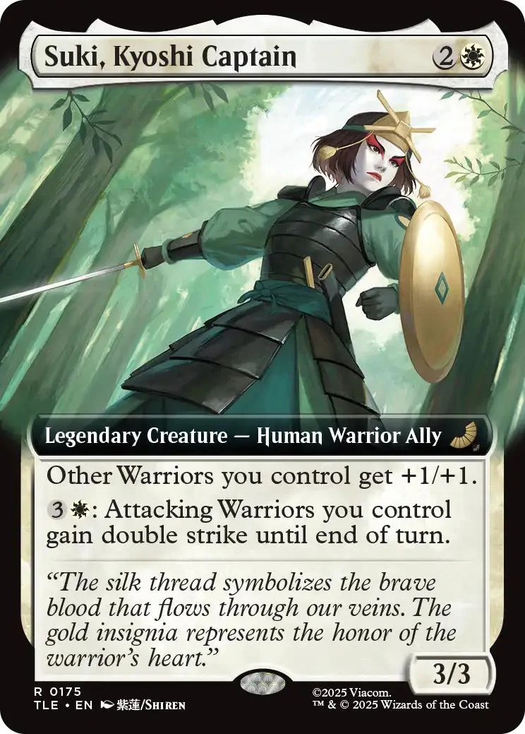 Suki, Kyoshi Captain [175] [Extended Art] [Avatar: The Last Airbender Eternal] [Non-Foil]