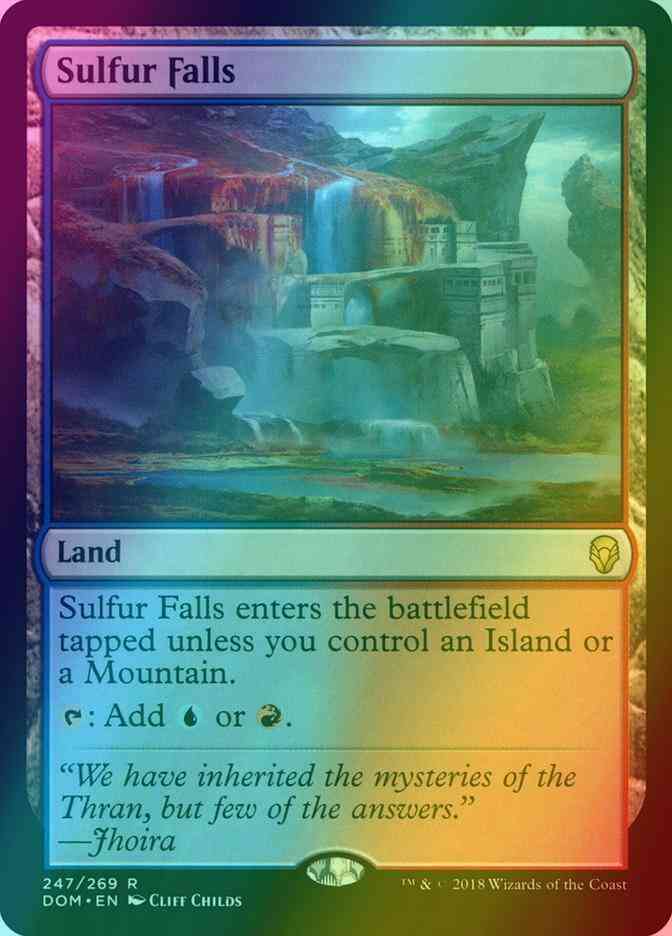 Sulfur Falls [247] [Dominaria] [Foil]