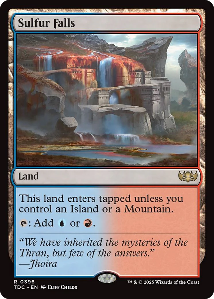 Sulfur Falls [396] [Tarkir: Dragonstorm: Commander] [Non-Foil]