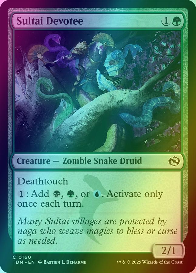 Sultai Devotee [160] [Tarkir: Dragonstorm] [Foil]
