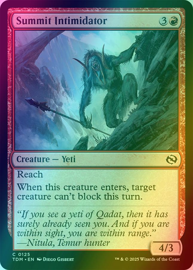 Summit Intimidator [125] [Tarkir: Dragonstorm] [Foil]