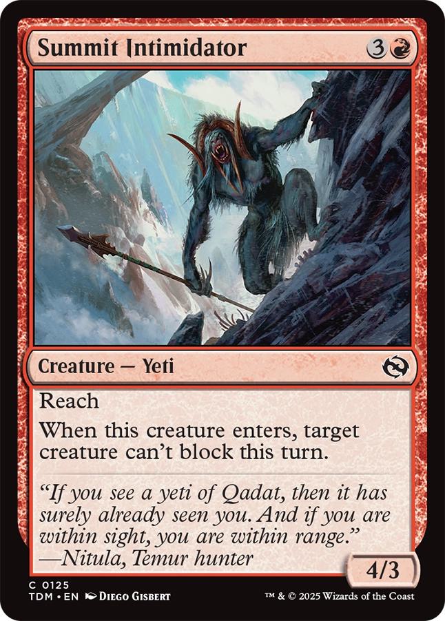 Summit Intimidator [125] [Tarkir: Dragonstorm] [Non-Foil]