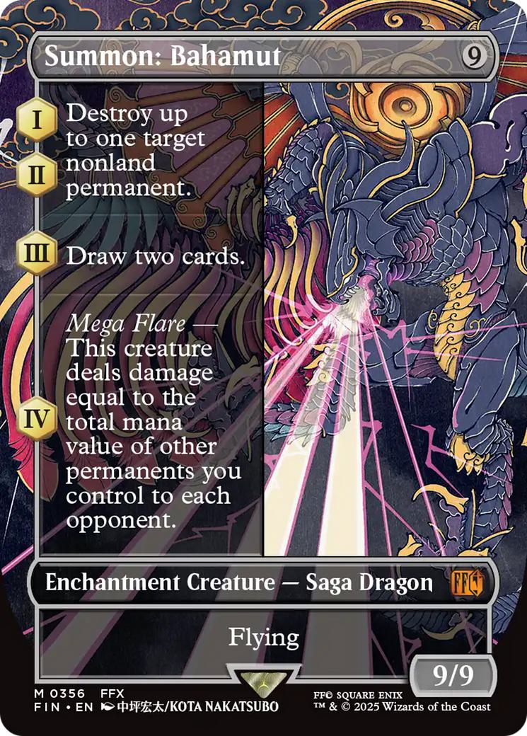 Summon: Bahamut [356] [Borderless] [FINAL FANTASY] [Non-Foil]