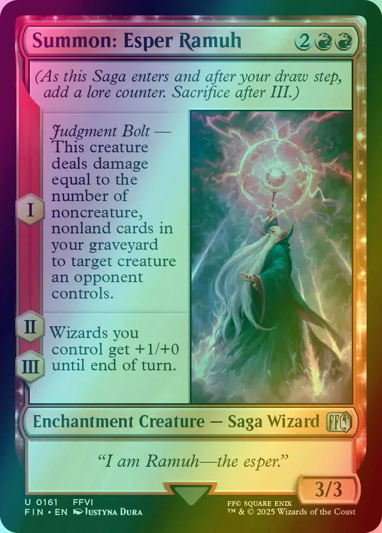 Summon: Esper Ramuh [161] [FINAL FANTASY] [Foil]