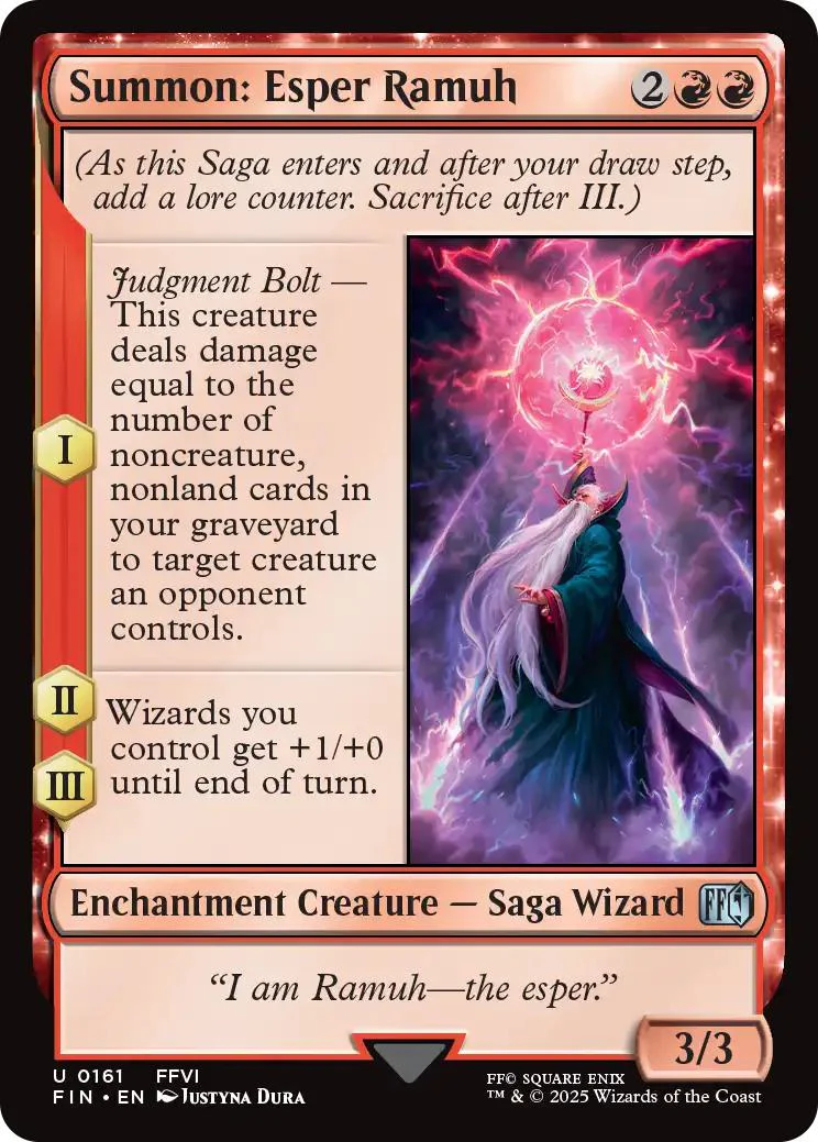 Summon: Esper Ramuh [161] [FINAL FANTASY] [Non-Foil]