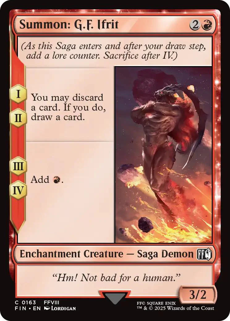 Summon: G.F. Ifrit [163] [FINAL FANTASY] [Non-Foil]