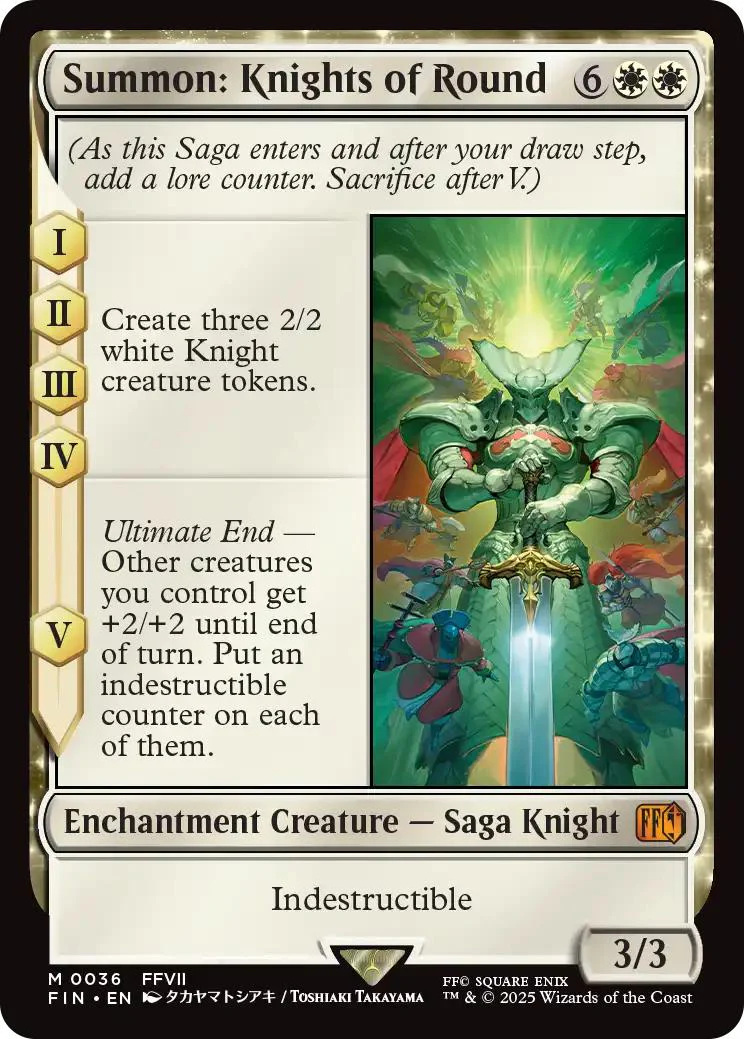 Summon: Knights of Round [36] [FINAL FANTASY] [Non-Foil]