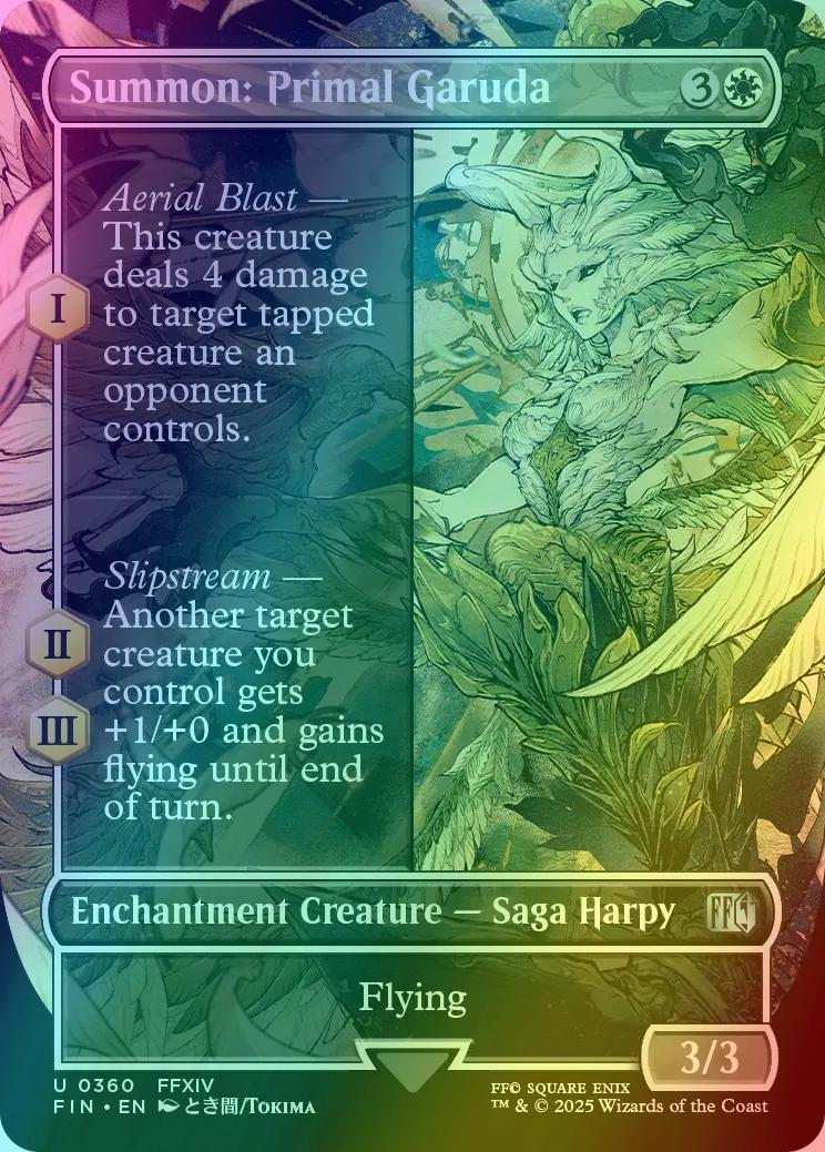 Summon: Primal Garuda [360] [Borderless] [FINAL FANTASY] [Foil]
