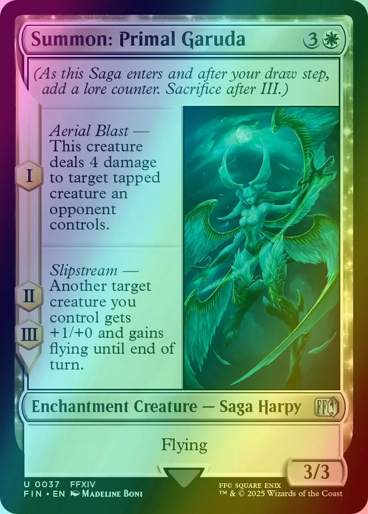 Summon: Primal Garuda [37] [FINAL FANTASY] [Foil]