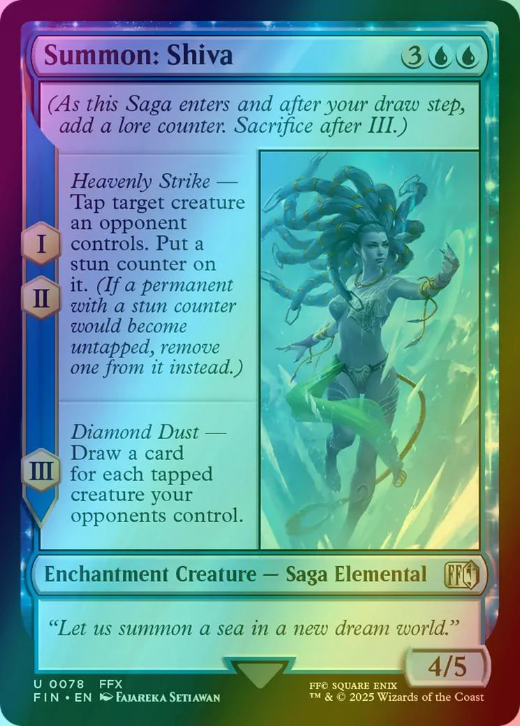 Summon: Shiva [78] [FINAL FANTASY] [Foil]
