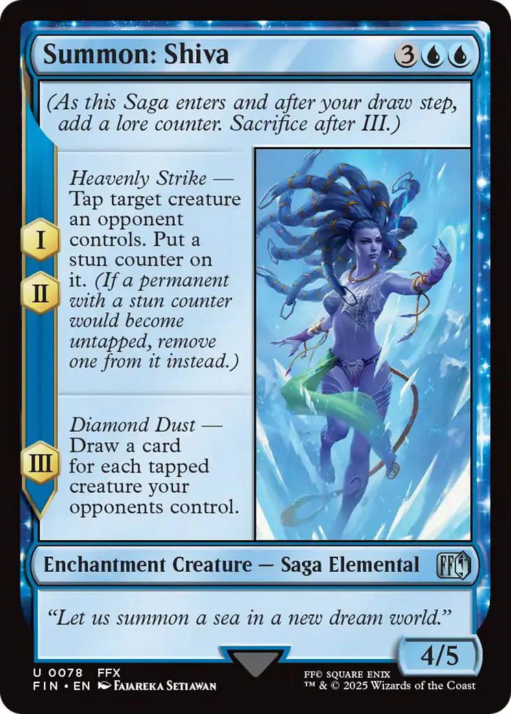 Summon: Shiva [78] [FINAL FANTASY] [Non-Foil]