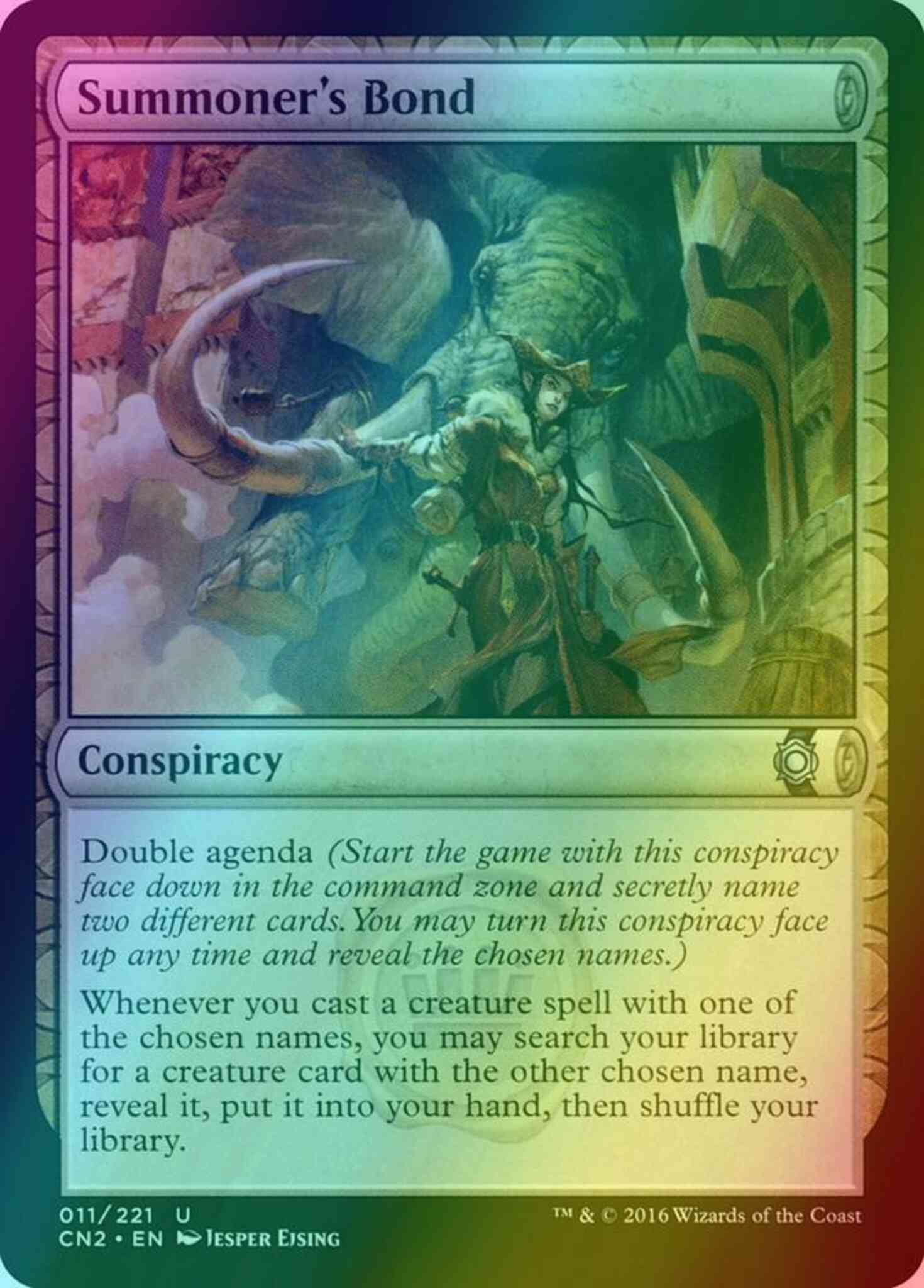 Summoner's Bond [11] [Conspiracy Take The Crown] [Foil]