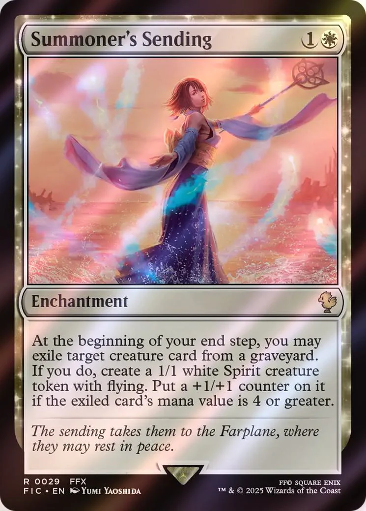 Summoner's Sending [29] [FINAL FANTASY: Commander] [Surge Foil]
