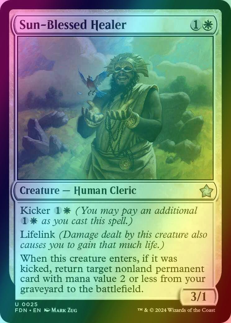 Sun-Blessed Healer [25] [Foundations] [Foil]