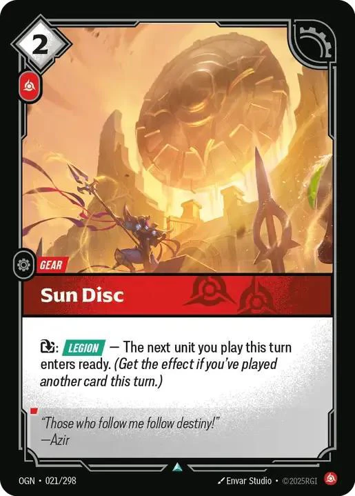 Sun Disc - 021/298 [Origins] [Non-Foil]