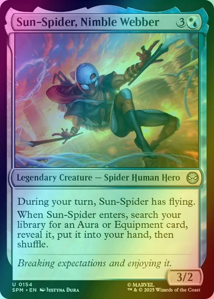 Sun-Spider, Nimble Webber [154] [Marvel's Spider-Man] [Foil]