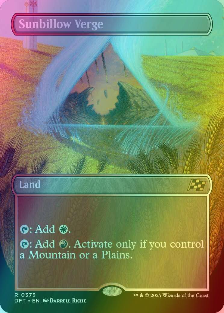 Sunbillow Verge [373] [Borderless] [Aetherdrift] [Foil]
