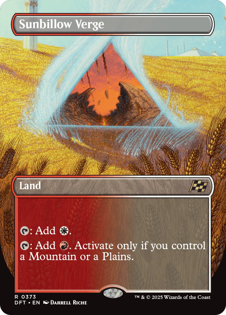 Sunbillow Verge [373] [Borderless] [Aetherdrift] [Non-Foil]