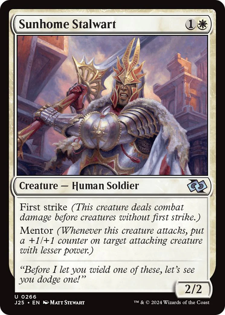 Sunhome Stalwart [266] [Foundations: Jumpstart] [Non-Foil]