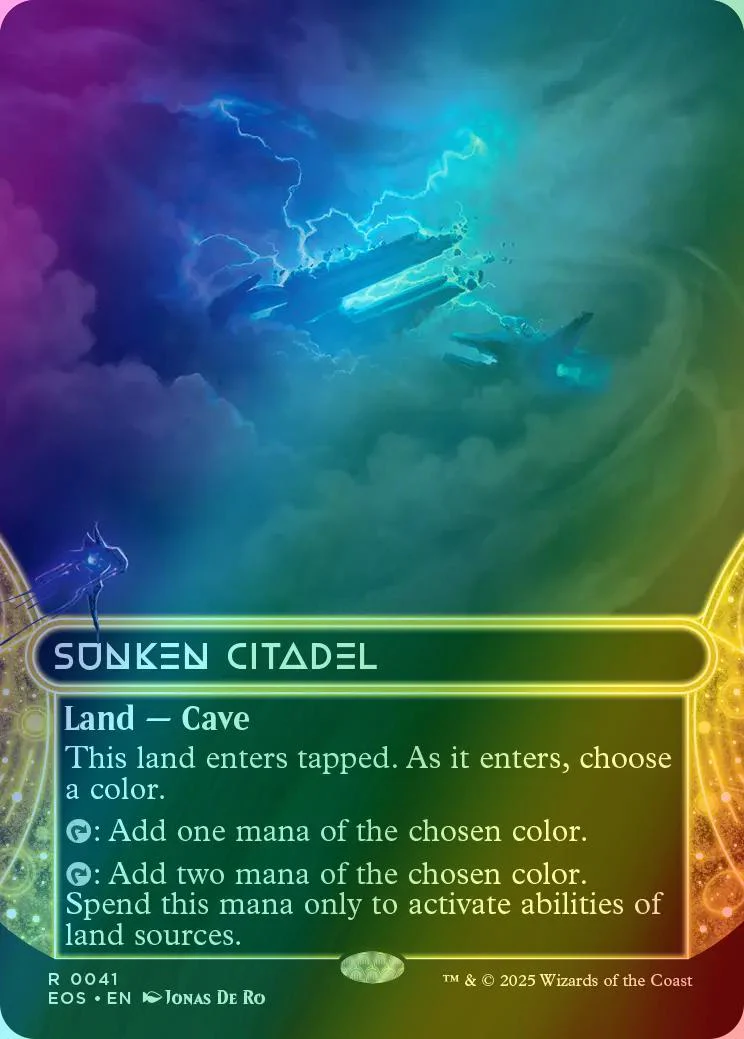Sunken Citadel [41] [Borderless] [Edge of Eternities: Stellar Sights] [Foil]