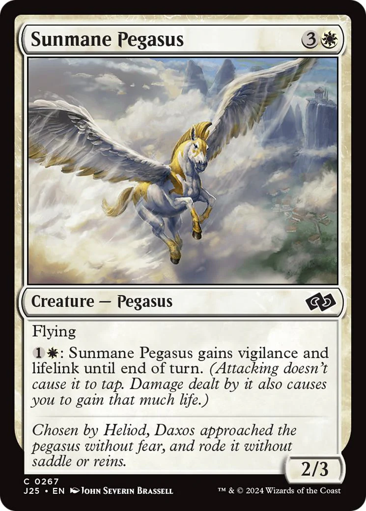 Sunmane Pegasus [267] [Foundations: Jumpstart] [Non-Foil]