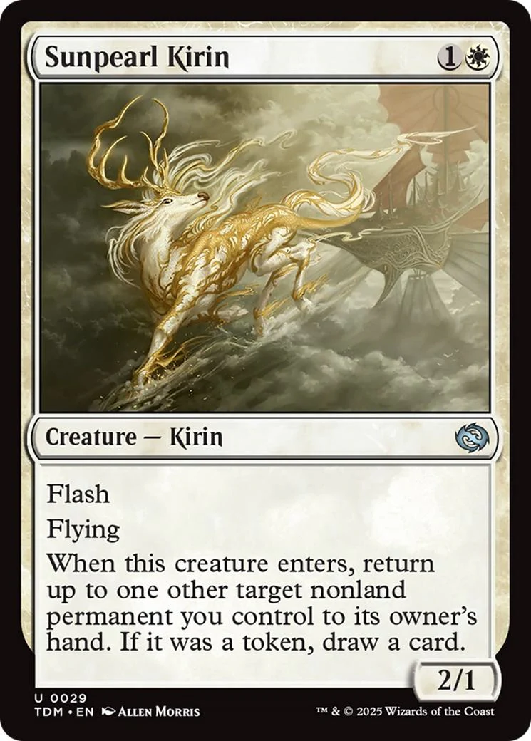 Sunpearl Kirin [29] [Tarkir: Dragonstorm] [Non-Foil]
