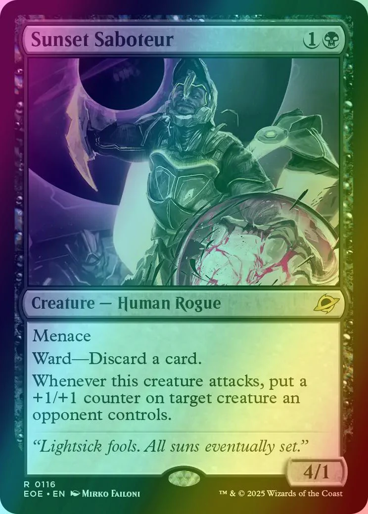 Sunset Saboteur [116] [Edge of Eternities] [Foil]